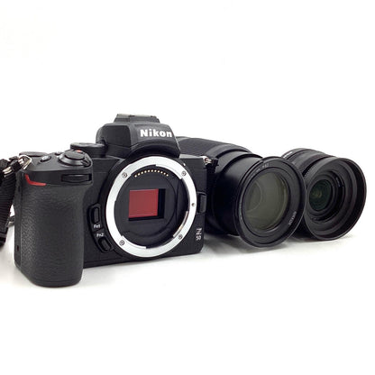 【全額返金保証】【最速発送】Nikon デジタル一眼 Z50 ダブルズームキット ブラック 美品 動作確認済
