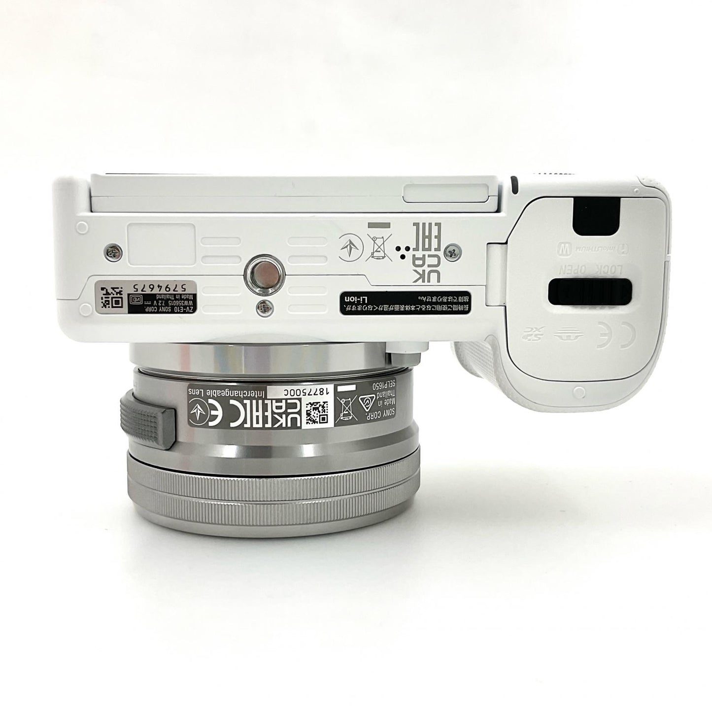 【全額返金保証】【最速発送】Sony デジタル一眼 VLOGCAM ZV-E10L パワーズームレンズキット [ホワイト] ホワイト 超美品 動作確認済