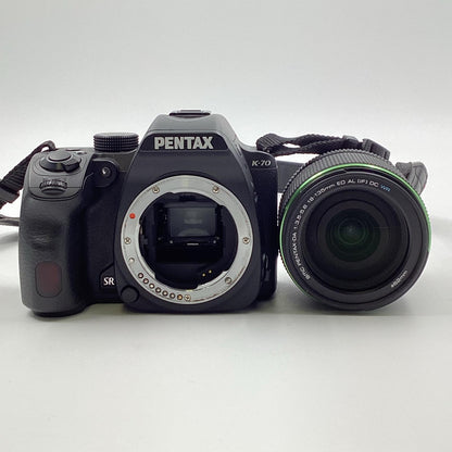 【全額返金保証】【最速発送】PENTAX デジタル一眼 K-70 18-135WRキット ブラック 動作確認済