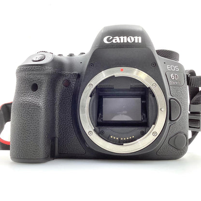 【全額返金保証】【最速発送】Canon デジタル一眼 EOS 6D Mark II ボディ ブラック 美品 動作確認済
