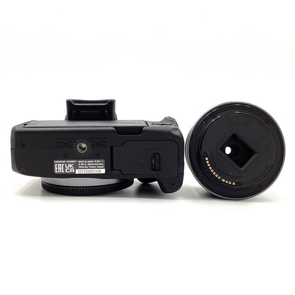 【全額返金保証】【最速発送】Canon デジタル一眼 EOS R50 RF-S18-45 IS STM レンズキット [ブラック] ブラック 美品 動作確認済