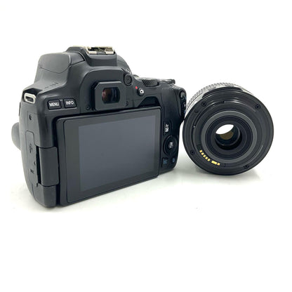 【全額返金保証】【最速発送】Canon デジタル一眼 EOS Kiss X10 EF-S18-55 IS STM レンズキット ブラック 動作確認済