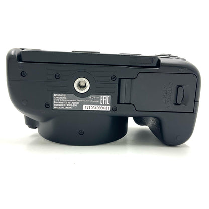 【全額返金保証】【最速発送】Canon デジタル一眼 EOS Kiss X10 EF-S18-55 IS STM レンズキット ブラック 動作確認済