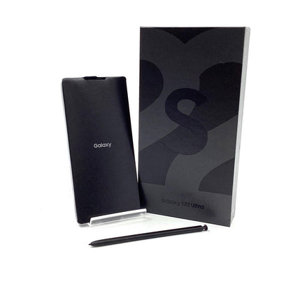 【全額返金保証】【最速発送】SAMSUNG Galaxy S22 Ultra 256GB Phantom Black au SCG14 動作確認済