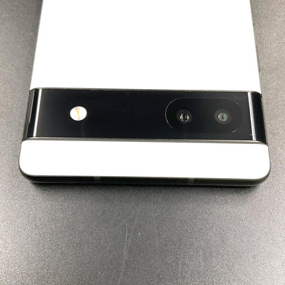 【全額返金保証】【最速発送】Google Pixel 6a 128GB chalk au GB17L 白ロム 動作確認済