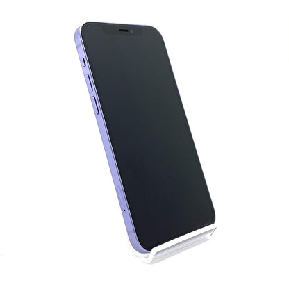 【全額返金保証】【最速発送】Apple iPhone iPhone 12 64GB パープル au 白ロム 動作確認済 84%