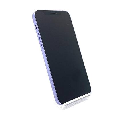 【全額返金保証】【最速発送】Apple iPhone iPhone 12 64GB パープル au 白ロム 動作確認済 89%