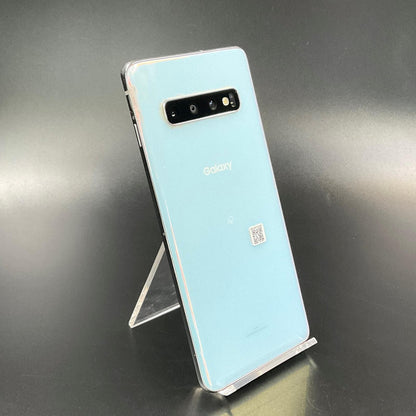 【全額返金保証】【最速発送】SAMSUNG Galaxy S10 128GB プリズムホワイト au SCV41 白ロム 動作確認済