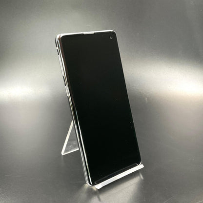 【全額返金保証】【最速発送】SAMSUNG Galaxy S10 128GB プリズムホワイト au SCV41 白ロム 動作確認済