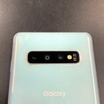 【全額返金保証】【最速発送】SAMSUNG Galaxy S10 128GB プリズムホワイト au SCV41 白ロム 動作確認済