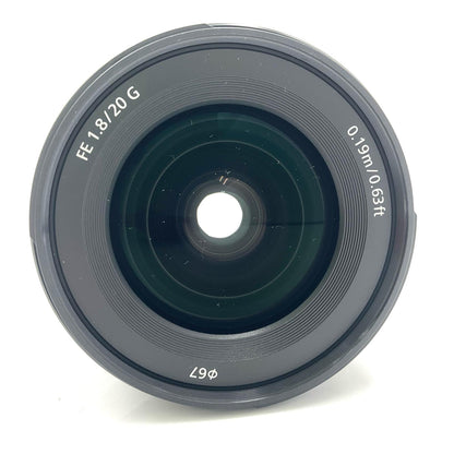 【全額返金保証】【最速発送】Sony FE 20mm F1.8 G SEL20F18G 美品 動作確認済