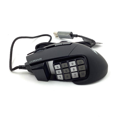 【全額返金保証】【最速発送】CORSAIR SCIMITAR RGB ELITE MOBA/MMO Gaming Mouse CH-9304211-AP 超美品 動作確認済