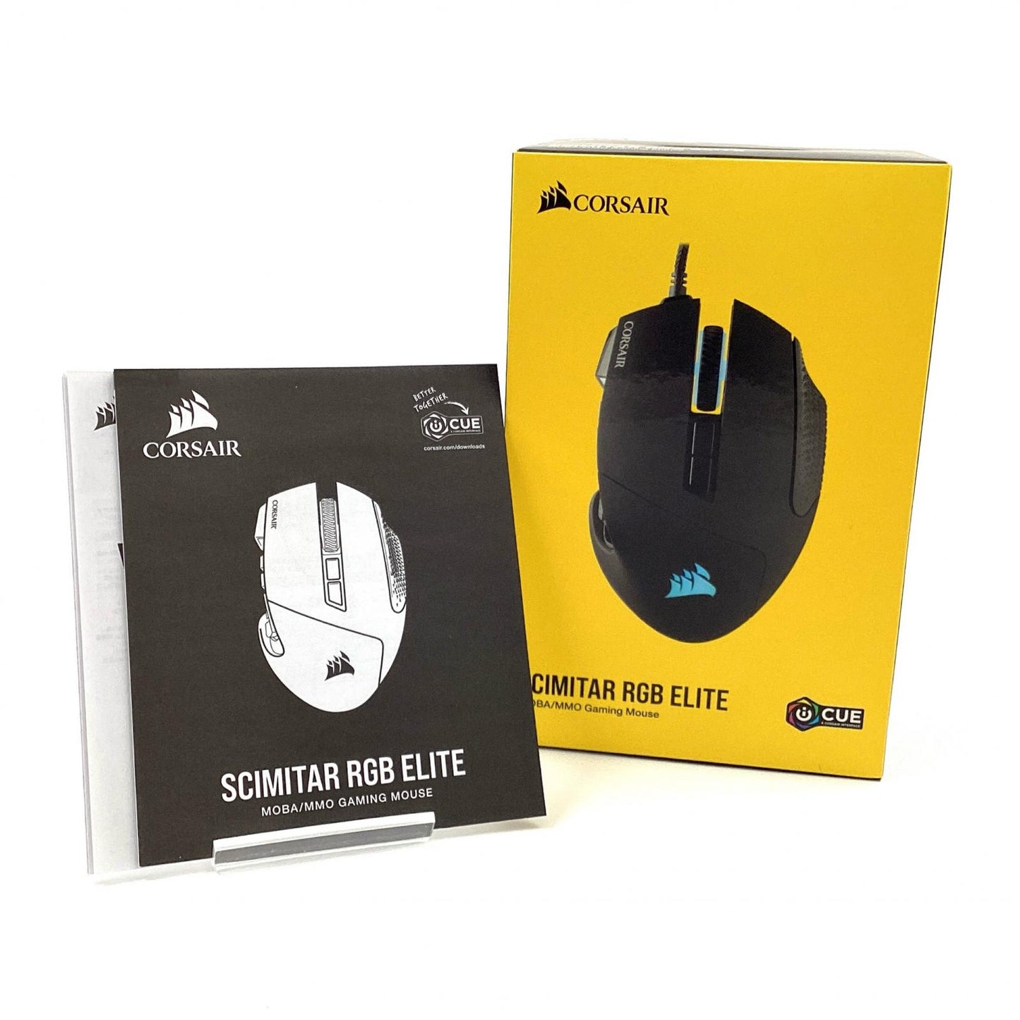 【全額返金保証】【最速発送】CORSAIR SCIMITAR RGB ELITE MOBA/MMO Gaming Mouse CH-9304211-AP 超美品 動作確認済