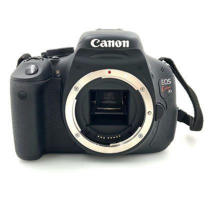 【全額返金保証】【最速発送】Canon デジタル一眼 EOS Kiss X5 ダブルズームキット ブラック 美品 動作確認済