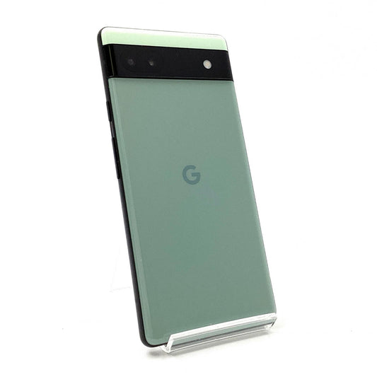 【全額返金保証】【最速発送】Google Pixel 6a 128GB Sage au GB17L 白ロム 動作確認済