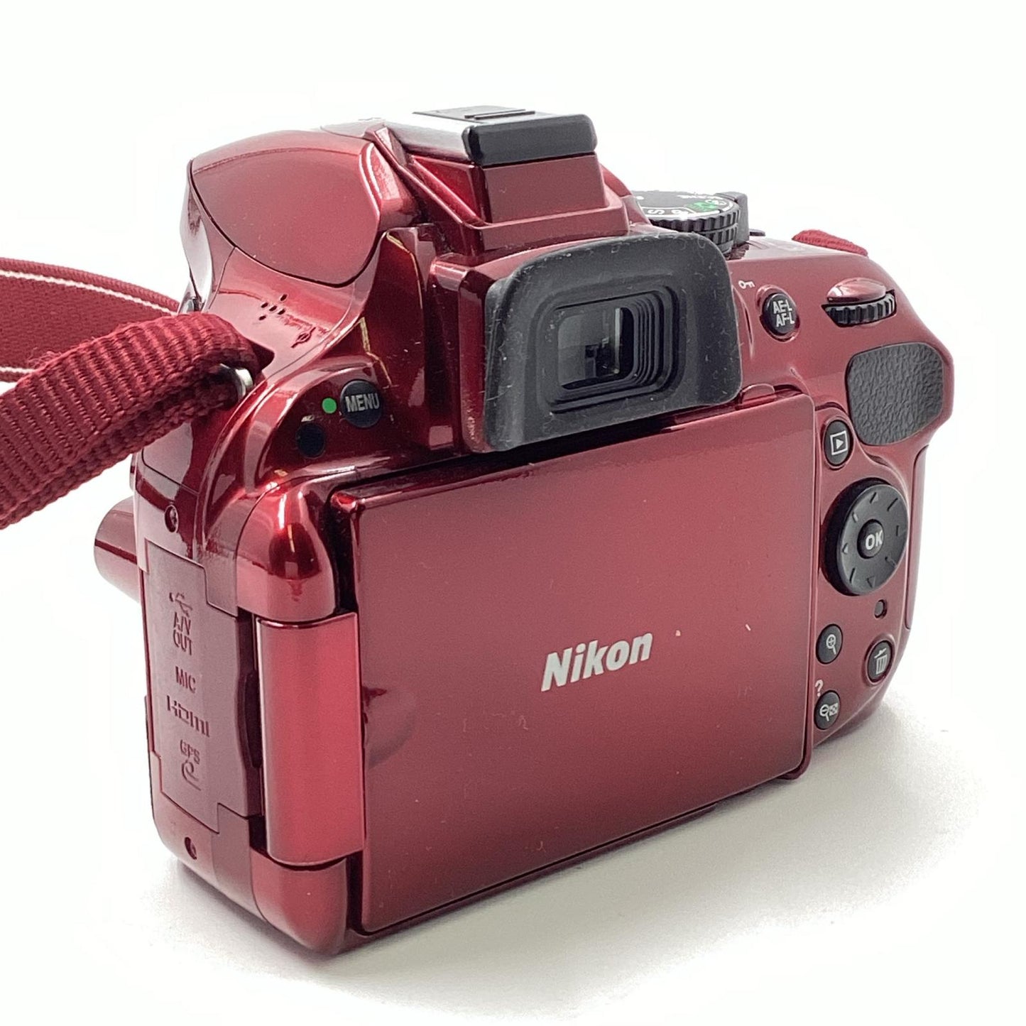 【全額返金保証】【最速発送】Nikon デジタル一眼 D5200 ボディ [レッド] レッド 動作確認済