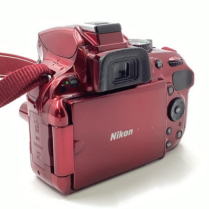 【全額返金保証】【最速発送】Nikon デジタル一眼 D5200 ボディ [レッド] レッド 動作確認済