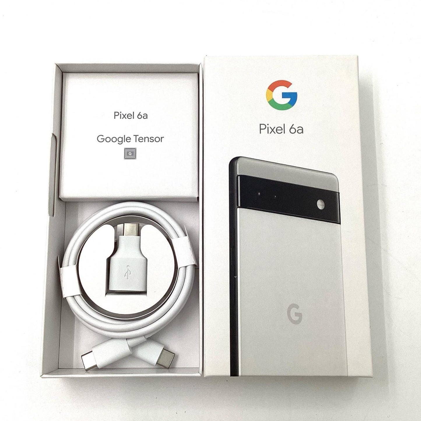 【全額返金保証】【最速発送】Google Pixel 6a 128GB Chalk au GB17L 白ロム 動作確認済