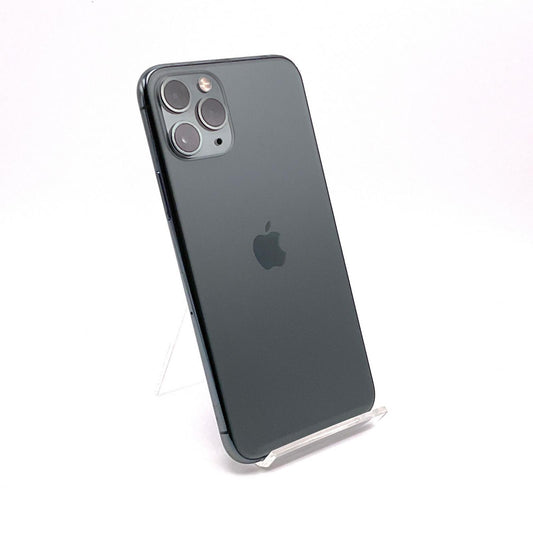 【全額返金保証】【最速発送】Apple iPhone iPhone 11 Pro 256GB ミッドナイトグリーン au 白ロム 動作確認済 87%