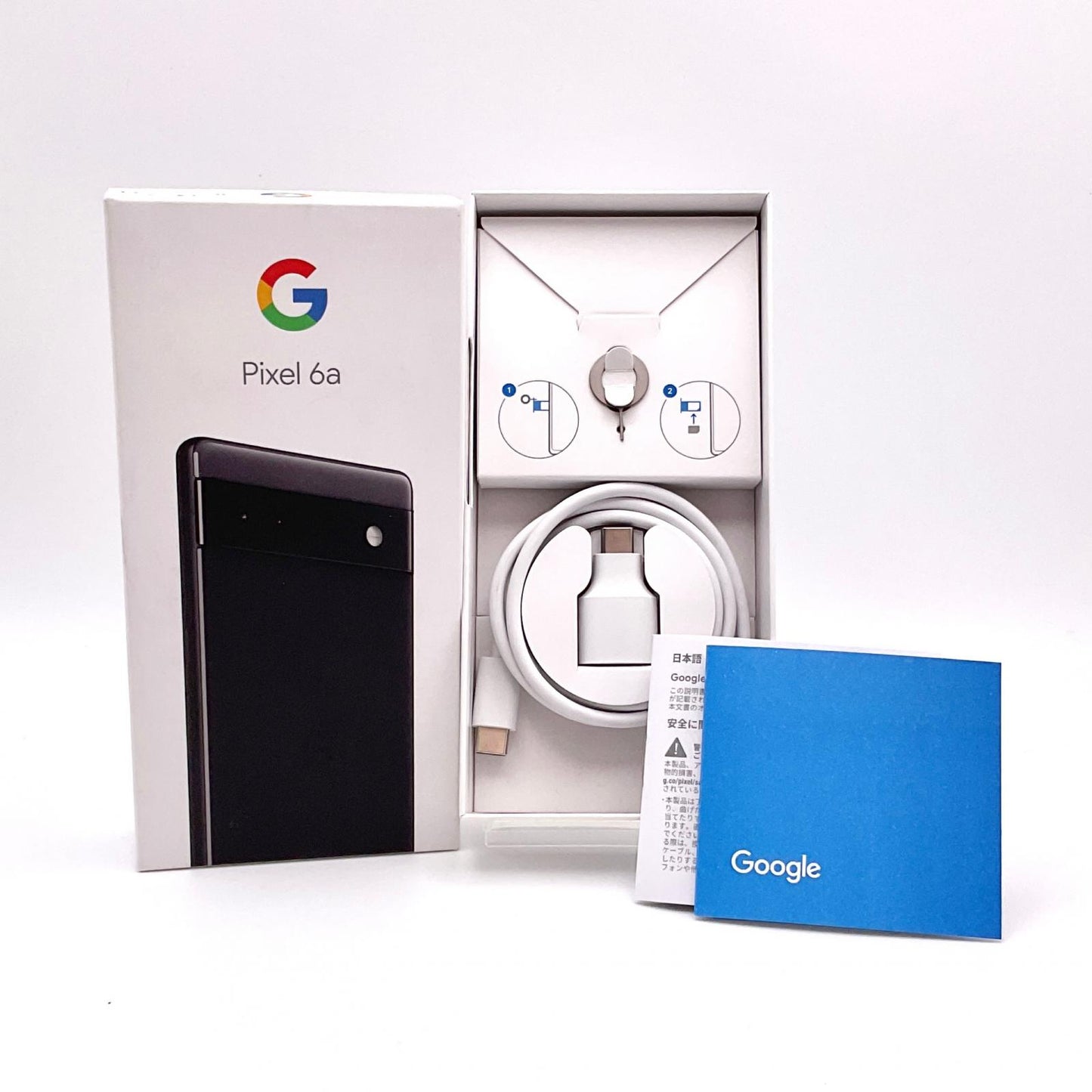 【全額返金保証】【最速発送】Google Pixel 6a 128GB Charcoal au GB17L 白ロム 動作確認済