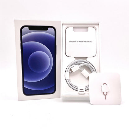 【全額返金保証】【最速発送】Apple iPhone iPhone 12 mini 64GB ブラック au 白ロム 動作確認済 82%