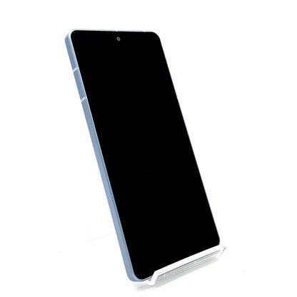 【全額返金保証】【最速発送】SHARP AQUOS sense7 128GB Blue docomo SH-53C 白ロム 美品 動作確認済