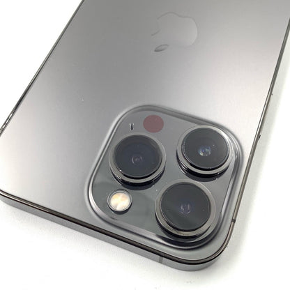 【全額返金保証】【最速発送】Apple iPhone iPhone 13 Pro 128GB グラファイト au 白ロム 動作確認済 92%
