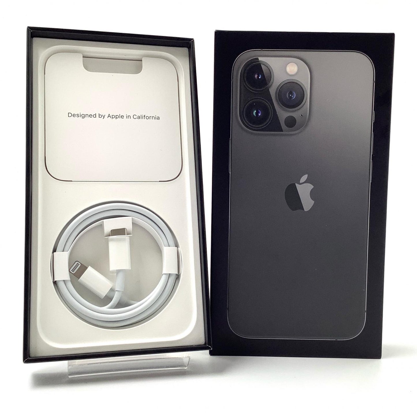 【全額返金保証】【最速発送】Apple iPhone iPhone 13 Pro 128GB グラファイト au 白ロム 動作確認済 92%