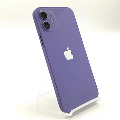 【全額返金保証】【最速発送】Apple iPhone iPhone 12 64GB パープル au 動作確認済 85%