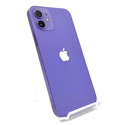【全額返金保証】【最速発送】Apple iPhone iPhone 12 128GB パープル au 白ロム 動作確認済 79%