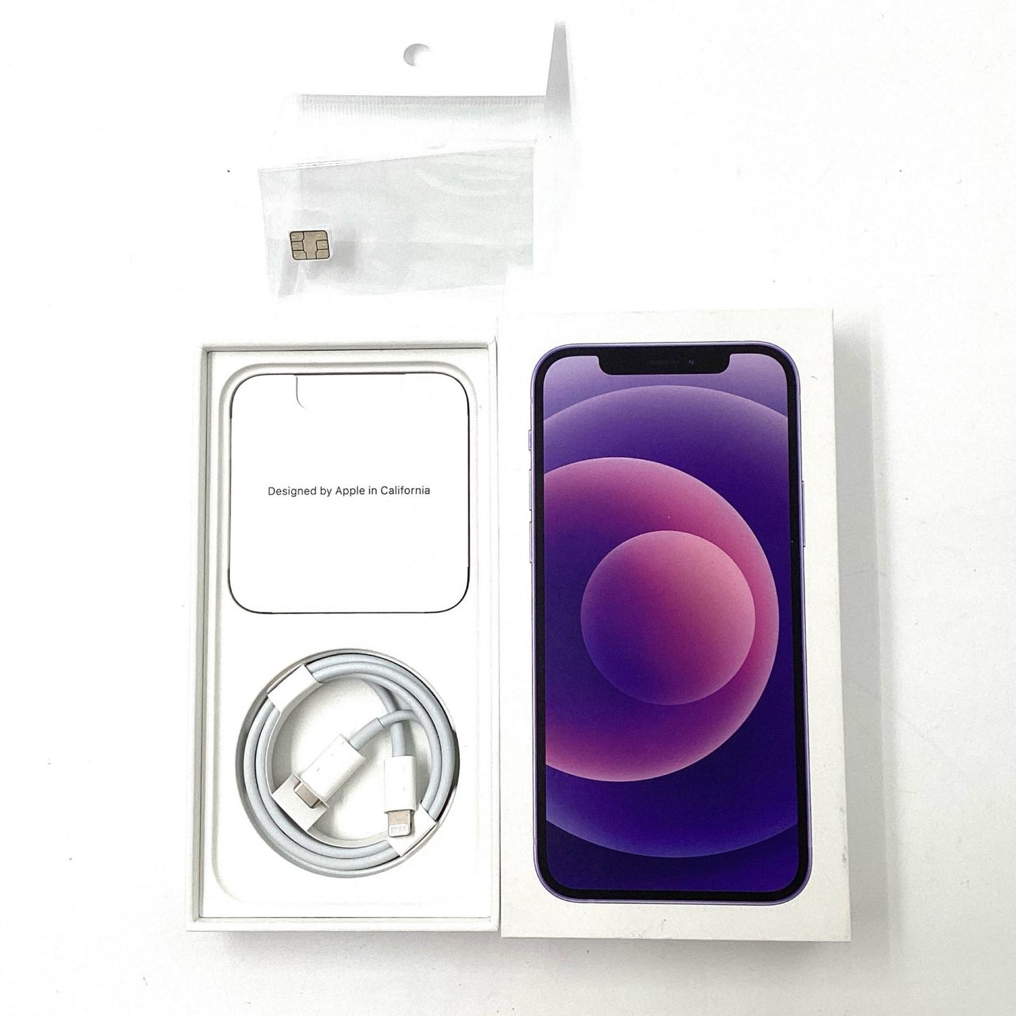 【全額返金保証】【最速発送】Apple iPhone iPhone 12 128GB パープル au 白ロム 動作確認済 79%