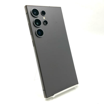【全額返金保証】【最速発送】SAMSUNG Galaxy S24 Ultra 256GB チタニウム ブラック au SCG26 美品 動作確認済