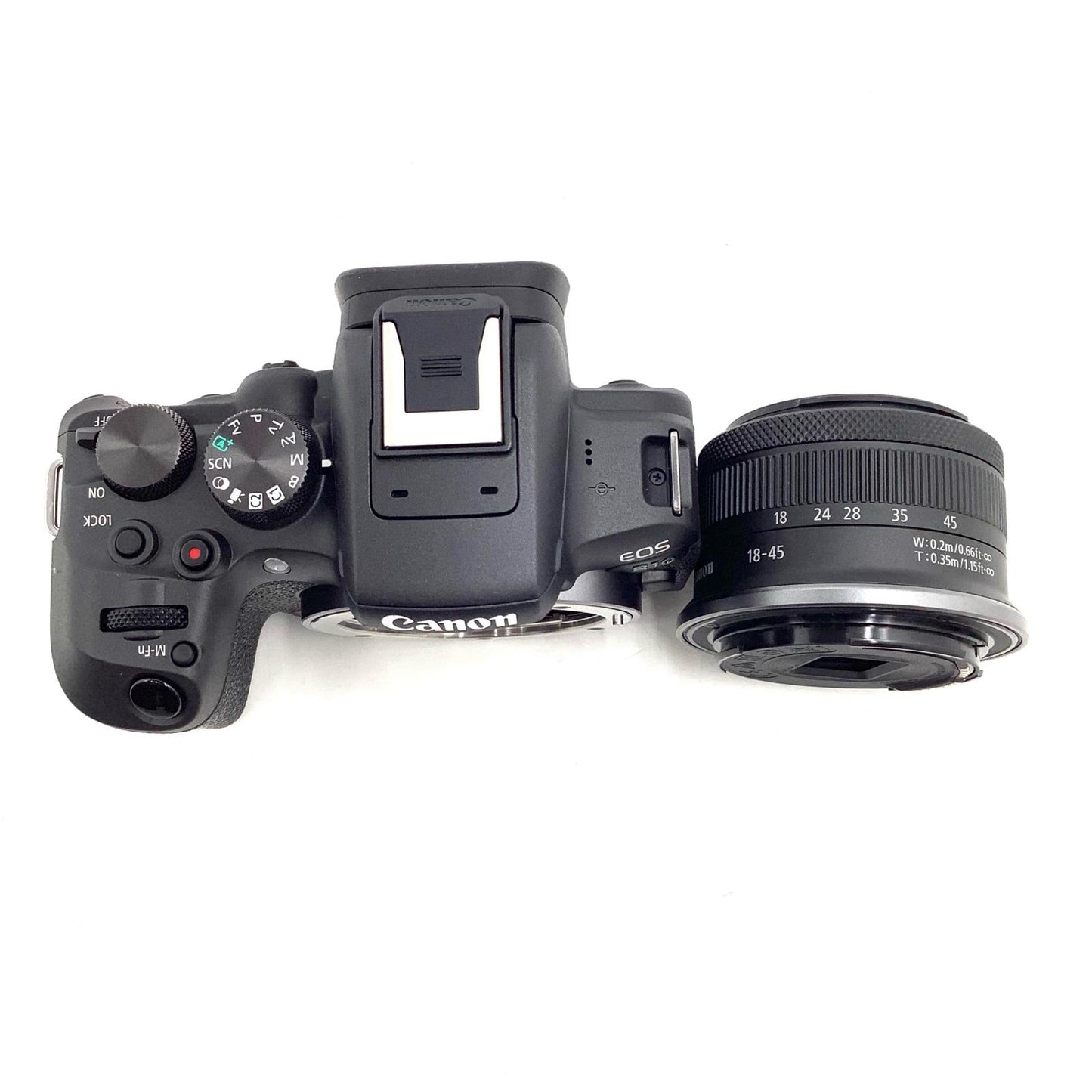 【全額返金保証】【最速発送】Canon デジタル一眼 EOS R10 RF-S18-45 IS STM レンズキット ブラック 新品未開封 即納OK