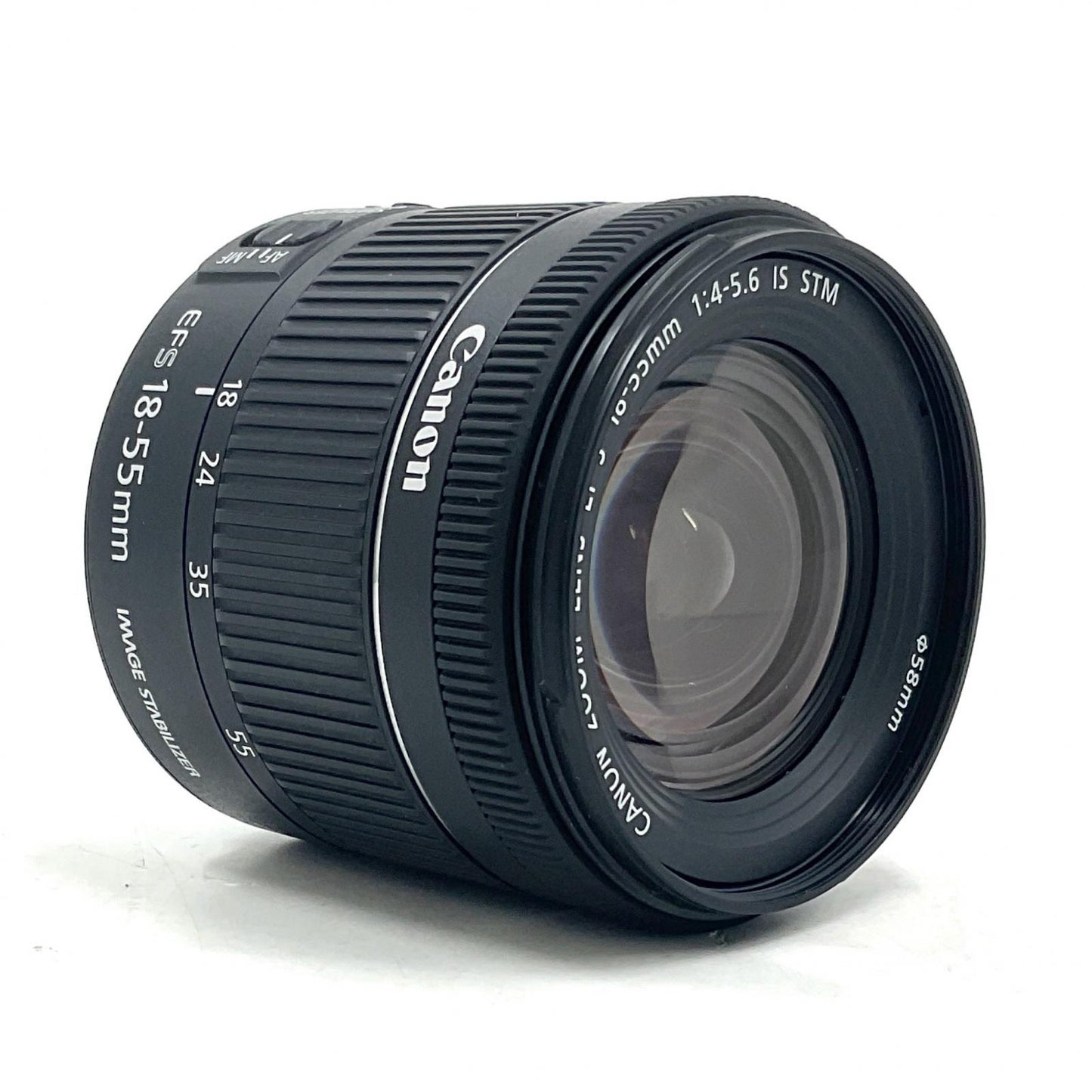 【全額返金保証】【最速発送】Canon EF-S18-55mm F4-5.6 IS STM 美品 動作確認済