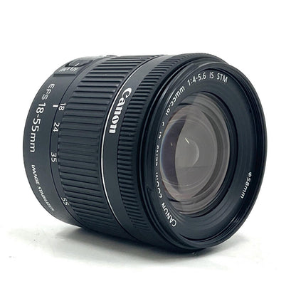 【全額返金保証】【最速発送】Canon EF-S18-55mm F4-5.6 IS STM 美品 動作確認済