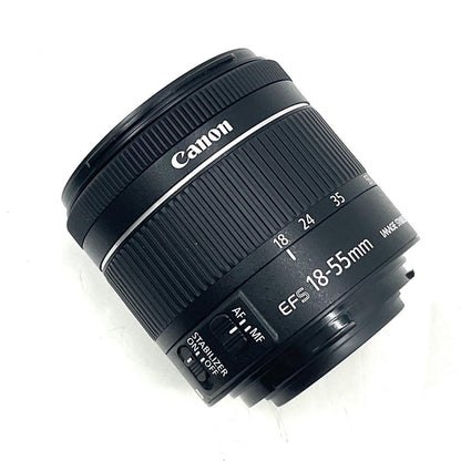 【全額返金保証】【最速発送】Canon EF-S18-55mm F4-5.6 IS STM 美品 動作確認済