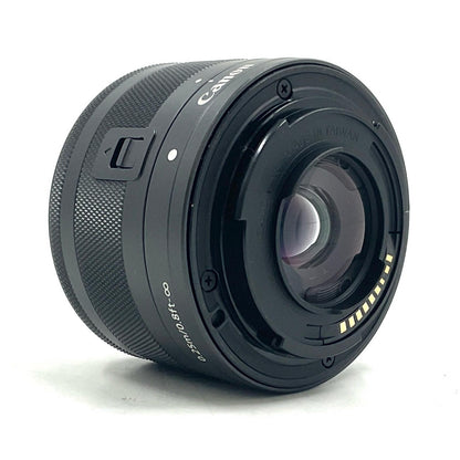 【全額返金保証】【最速発送】Canon EF-M15-45mm F3.5-6.3 IS STM [グラファイト] 美品 動作確認済