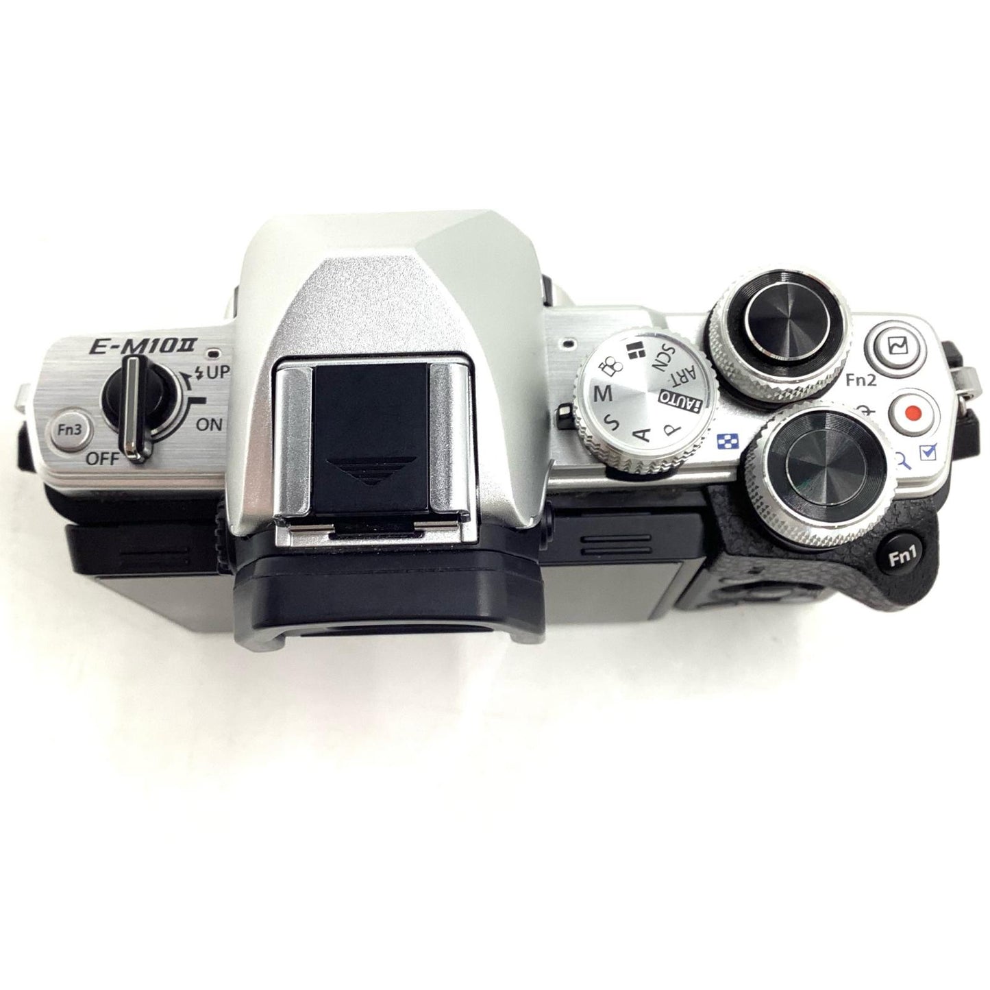 【全額返金保証】【最速発送】OLYMPUS デジタル一眼 OM-D E-M10 Mark II ボディ シルバー 美品 動作確認済