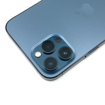 【全額返金保証】【最速発送】Apple iPhone iPhone 12 Pro Max 128GB パシフィックブルー SIMフリー 動作確認済 85%