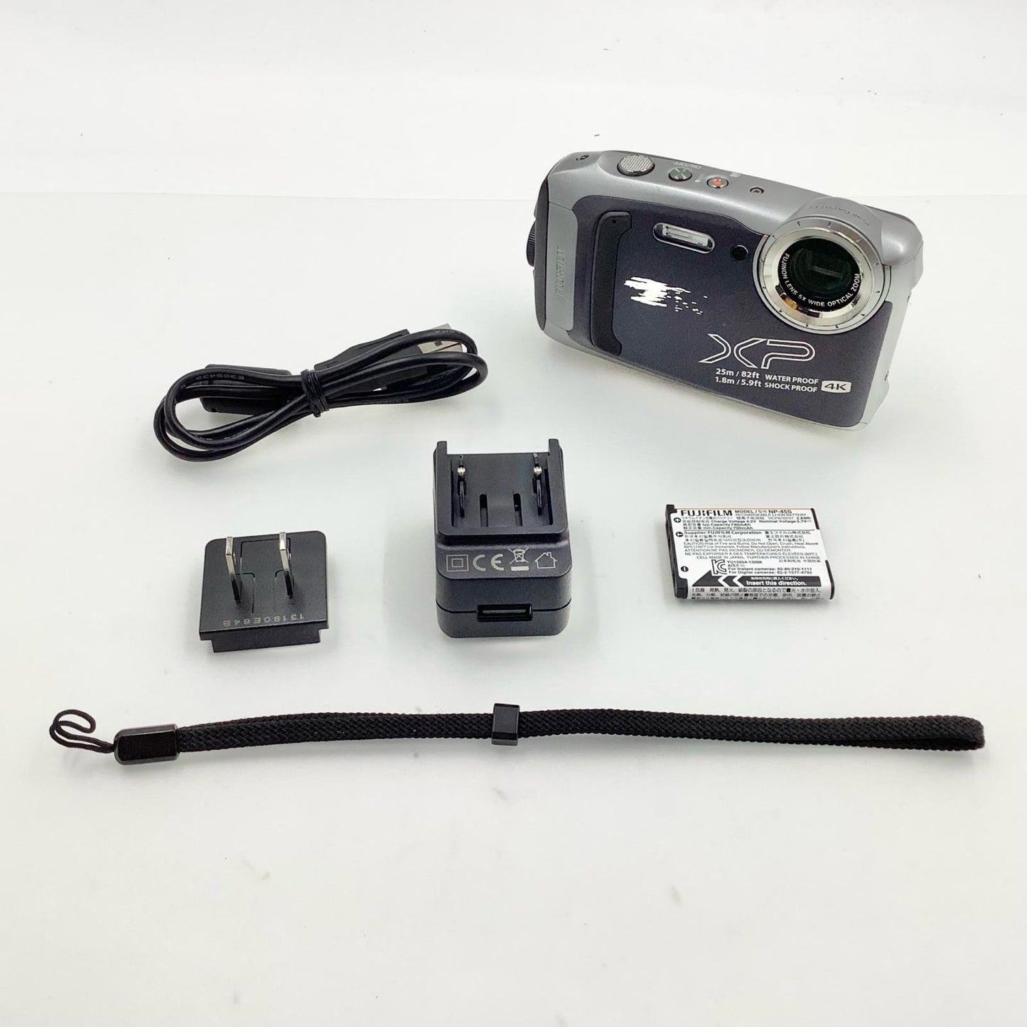 【全額返金保証】【最速発送】FUJIFILM コンパクトデジタルカメラ FinePix XP140[ダークシルバー] 動作確認済