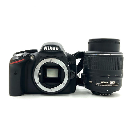 【全額返金保証】【最速発送】Nikon デジタル一眼 D3200 18-55 VR レンズキット ブラック 動作確認済