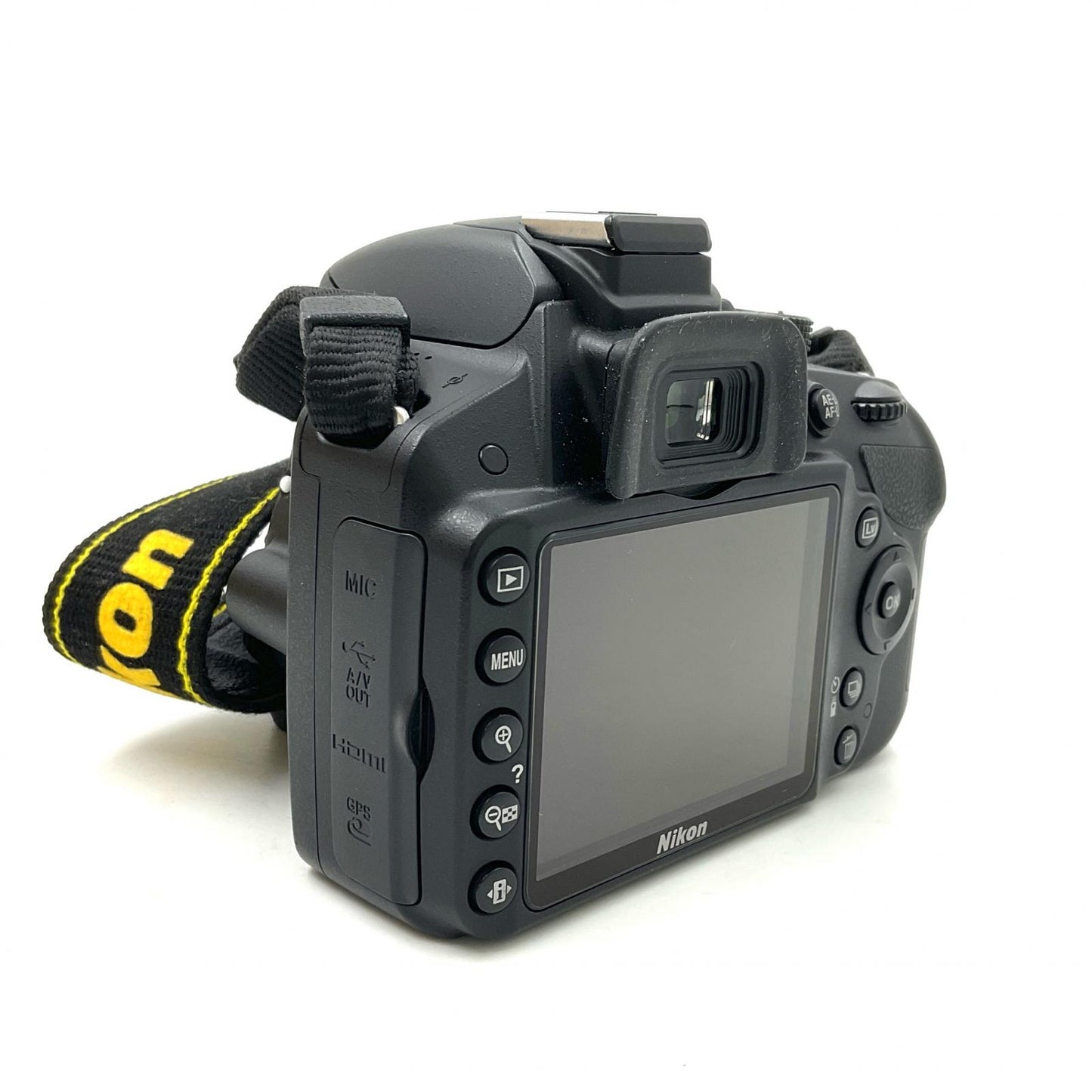 【全額返金保証】【最速発送】Nikon デジタル一眼 D3200 18-55 VR レンズキット ブラック 動作確認済