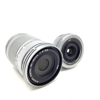 【全額返金保証】【最速発送】OLYMPUS デジタル一眼 PEN E-P7 EZダブルズームキット ホワイト 美品 動作確認済