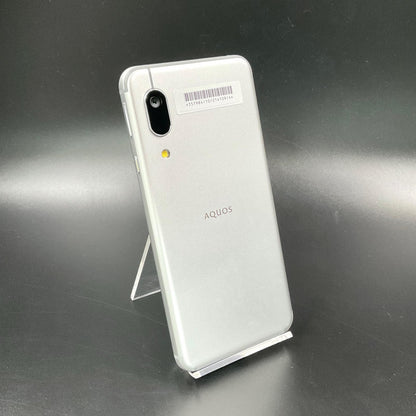 【全額返金保証】【最速発送】SHARP AQUOS sense3 basic 32GB シルバー Softbank 907SH 白ロム 超美品 動作確認済