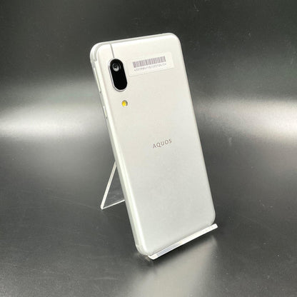 【全額返金保証】【最速発送】SHARP AQUOS sense3 basic 32GB シルバー Softbank 907SH 白ロム 超美品 動作確認済
