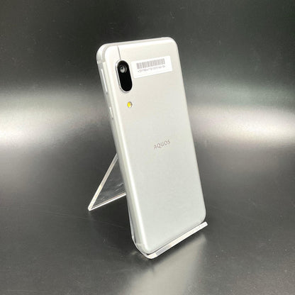 【全額返金保証】【最速発送】SHARP AQUOS sense3 basic 32GB シルバー Softbank 907SH 白ロム 超美品 動作確認済