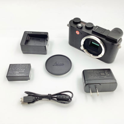 【全額返金保証】【最速発送】Leica デジタル一眼 CL ボディ ブラック 美品 動作確認済