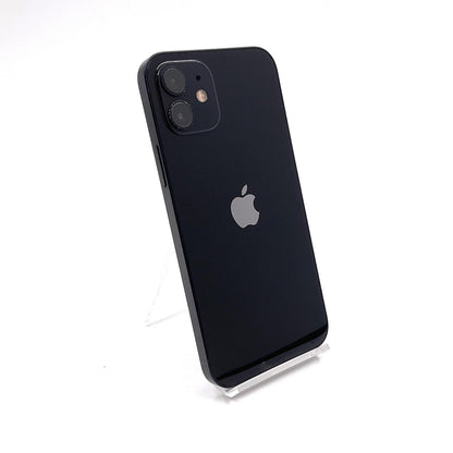 【全額返金保証】【最速発送】Apple iPhone iPhone 12 64GB ブラック au 白ロム 動作確認済 84%