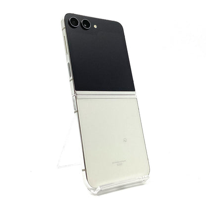 【全額返金保証】【最速発送】SAMSUNG Galaxy Z Flip5 256GB クリーム au SCG23 白ロム 動作確認済