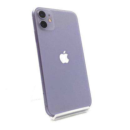 【全額返金保証】【最速発送】Apple iPhone iPhone 11 64GB パープル Softbank 白ロム 動作確認済 76%